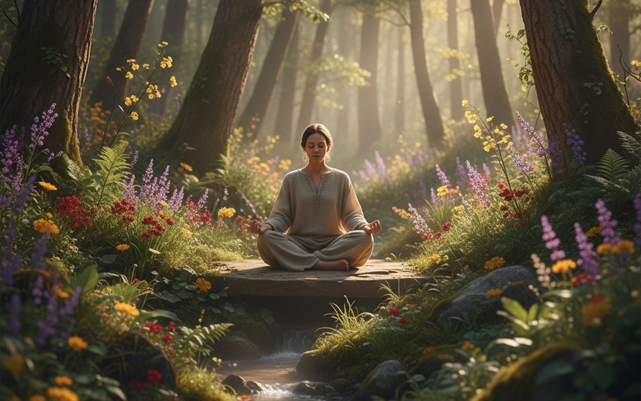 Méditation en pleine nature pour un bien-être holistique